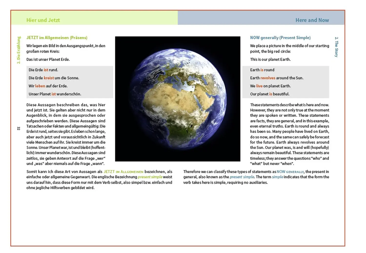 Living Montessori English - Birgitta Berger, Englische Spannung Buchseite Referenzbild